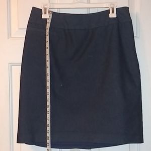 Navy Pencil Skirt